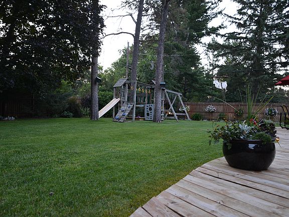 Large, wooden playset