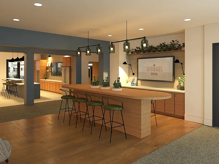 Community Lobby Rendering