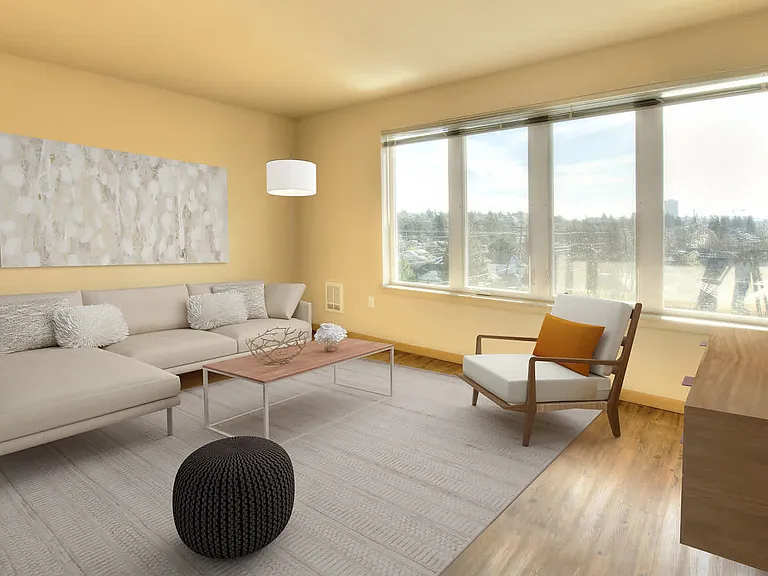 Living Room with Hard Surface Flooring