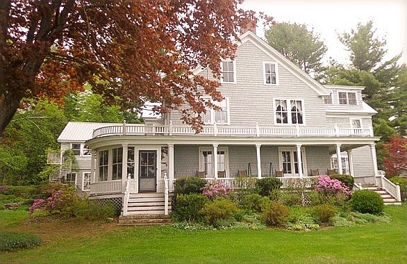 Lakeside View of House