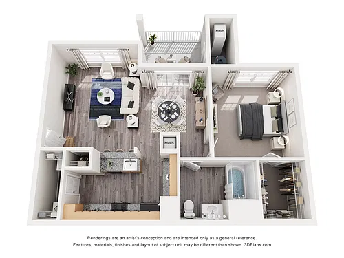 Floor plan Attitash - Income Restricted