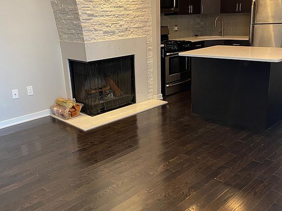 Fire Place and Kitchen