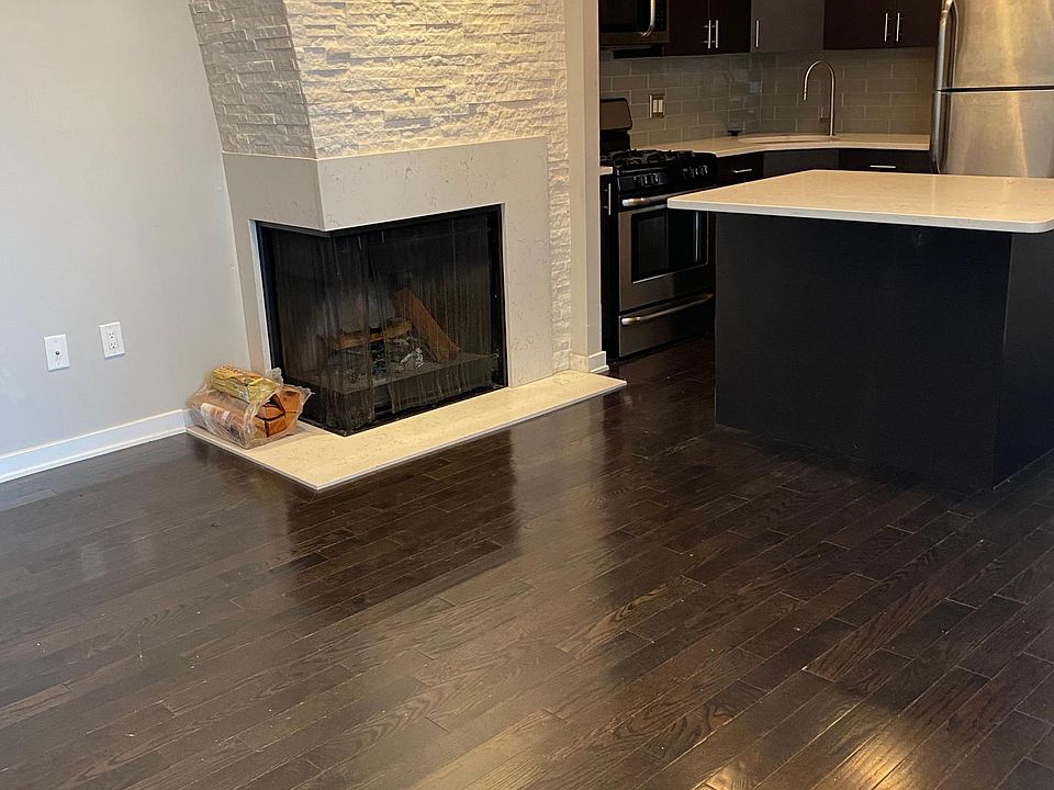 Fire Place and Kitchen