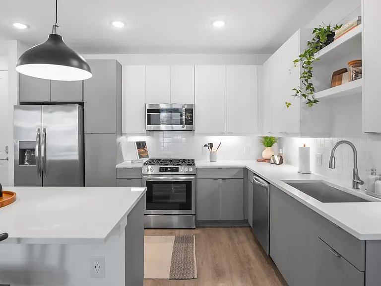 Kitchen with Stainless Steel Appliances
