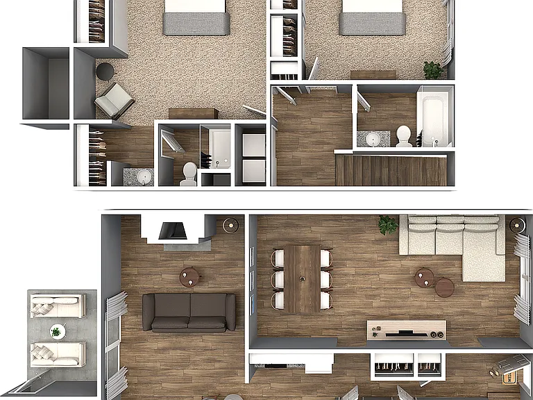 Two Bedroom Two Bedroom