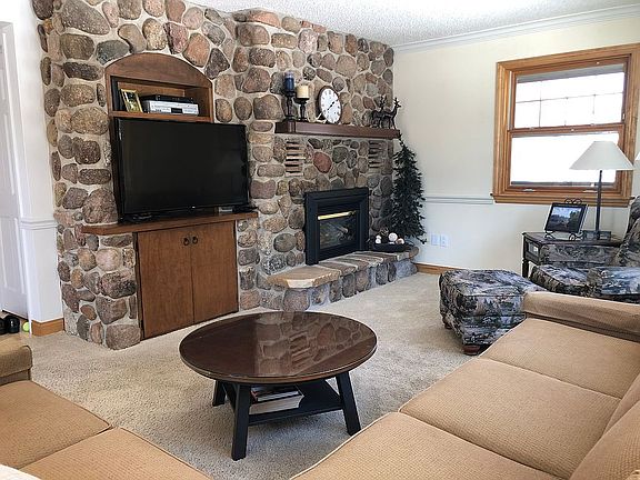 gas fireplace in family room