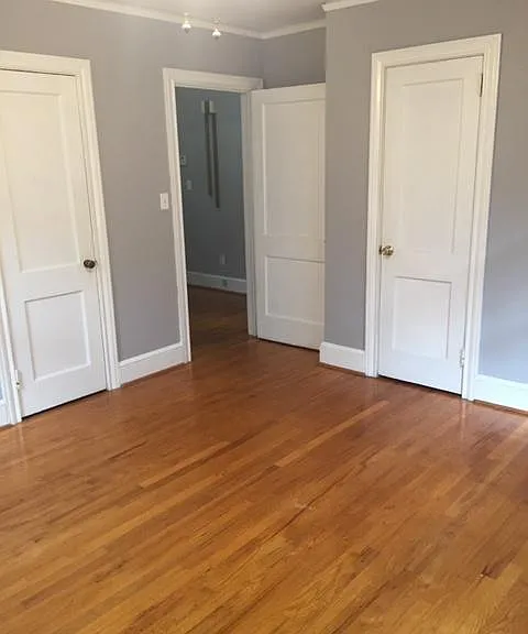 Master bedroom with 2 closets