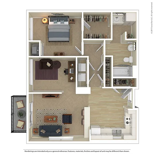 Floor plan Sable with Den