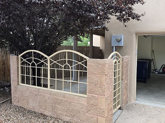 Front gated area