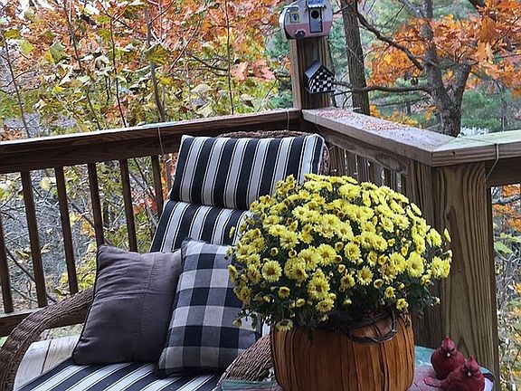 Relax in cool fall air