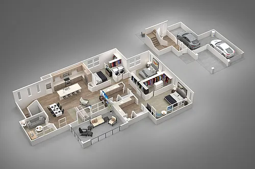 Floor plan 3 Bed/2 Bath