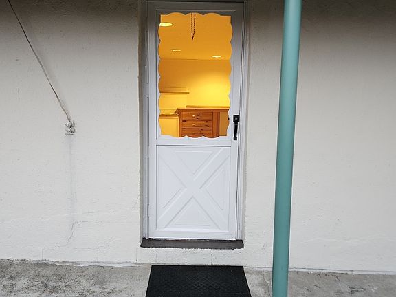 Side entrance