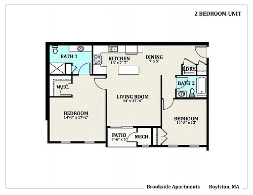 Floor plan 2 bedroom