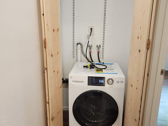 Washer/Dryer combo in one + more storage space