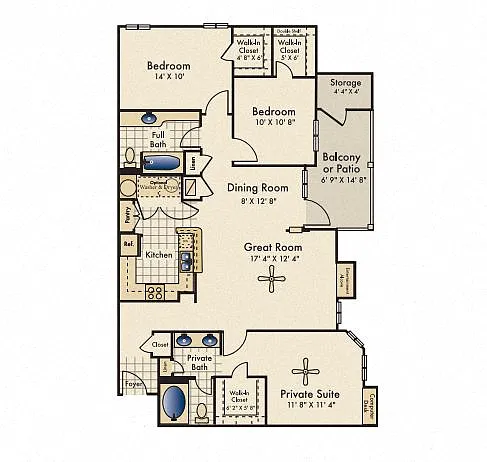 Floor plan Chastain