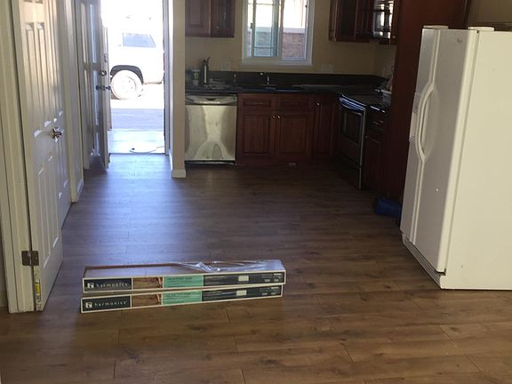 Brand new wood laminate downstairs