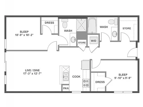 Floor plan C4