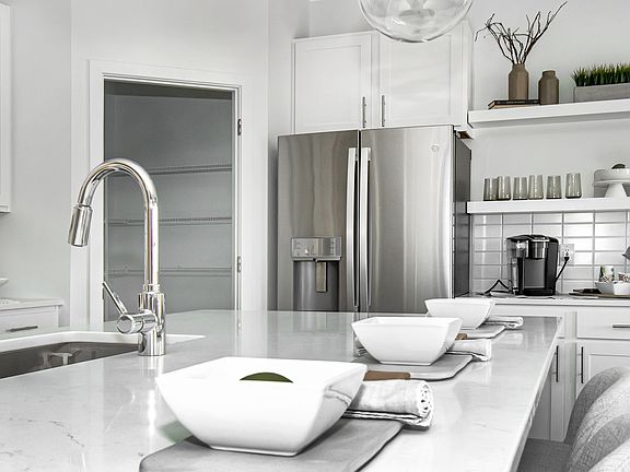 Island with large sink