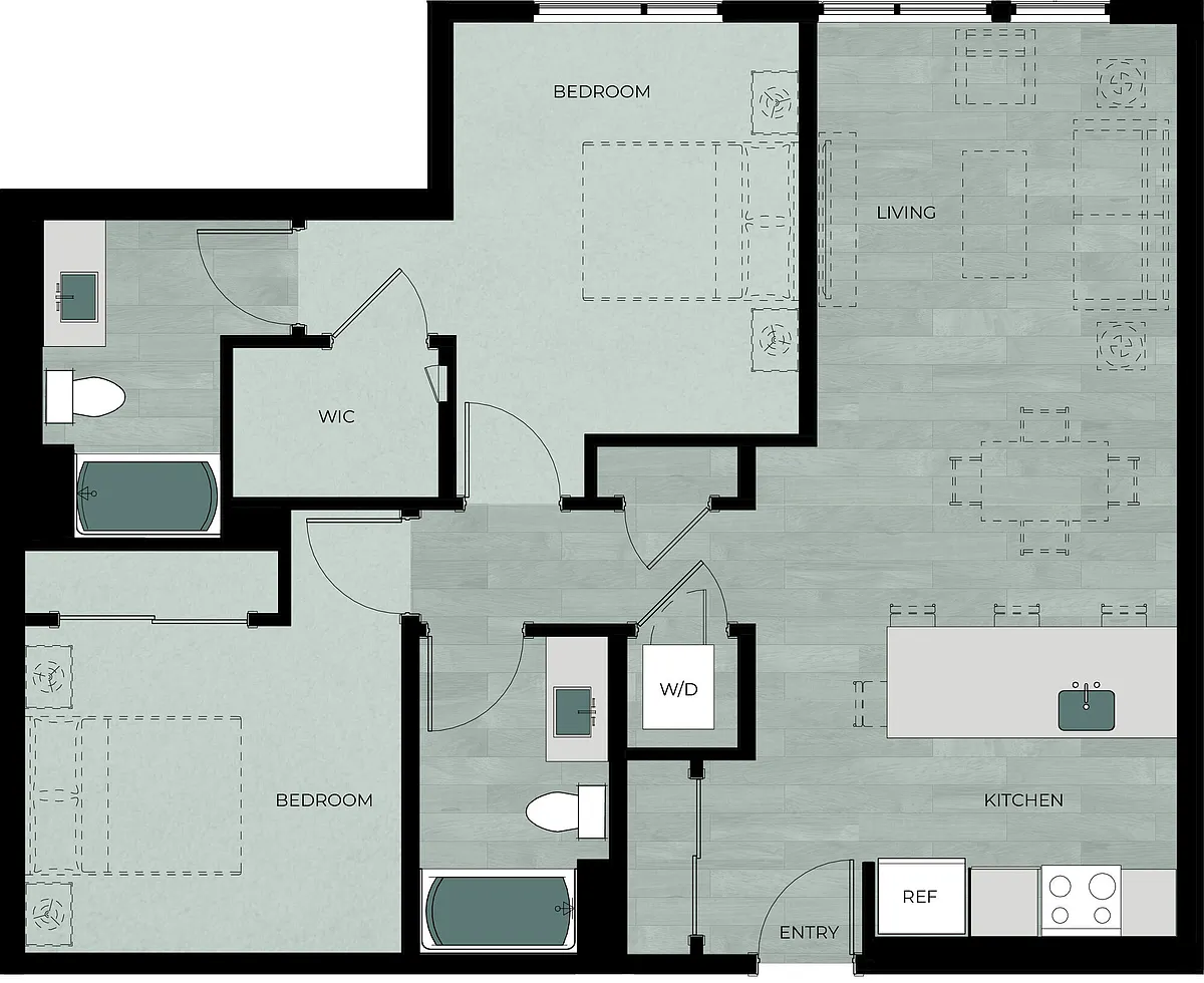 Floor plan B6
