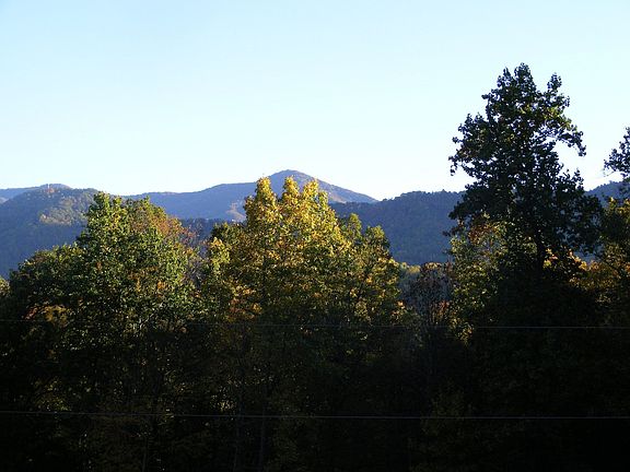 Another view from the deck in early fall.