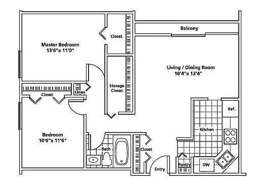Floor plan Brighton