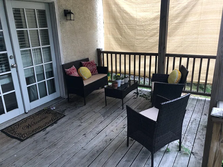 First floor deck.