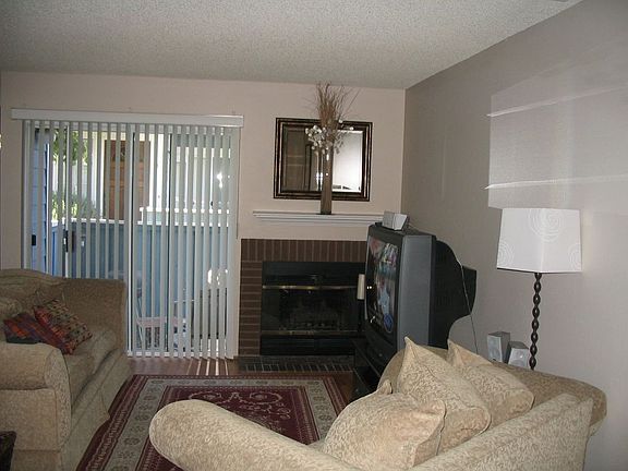 Living room open from the kitchen