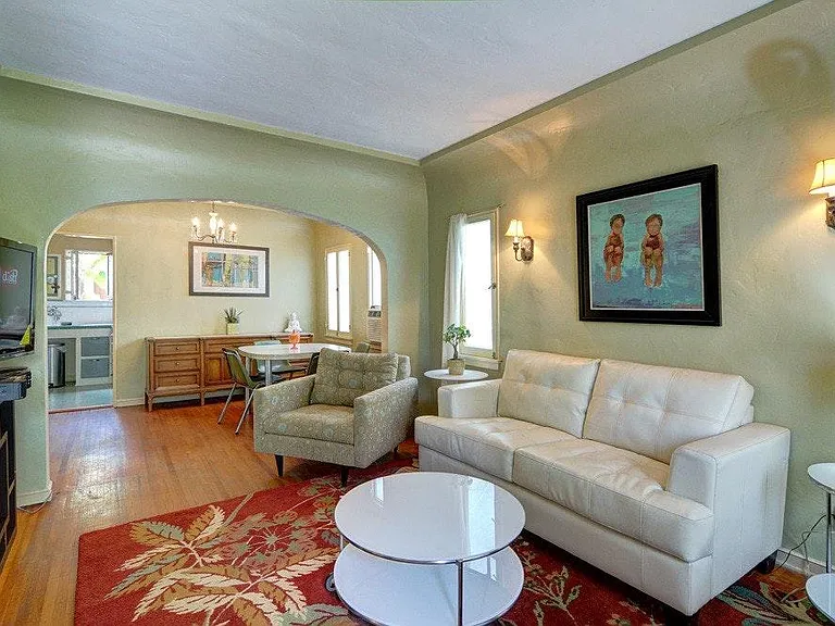 This is a past photo to just show you how it looks furnished .
