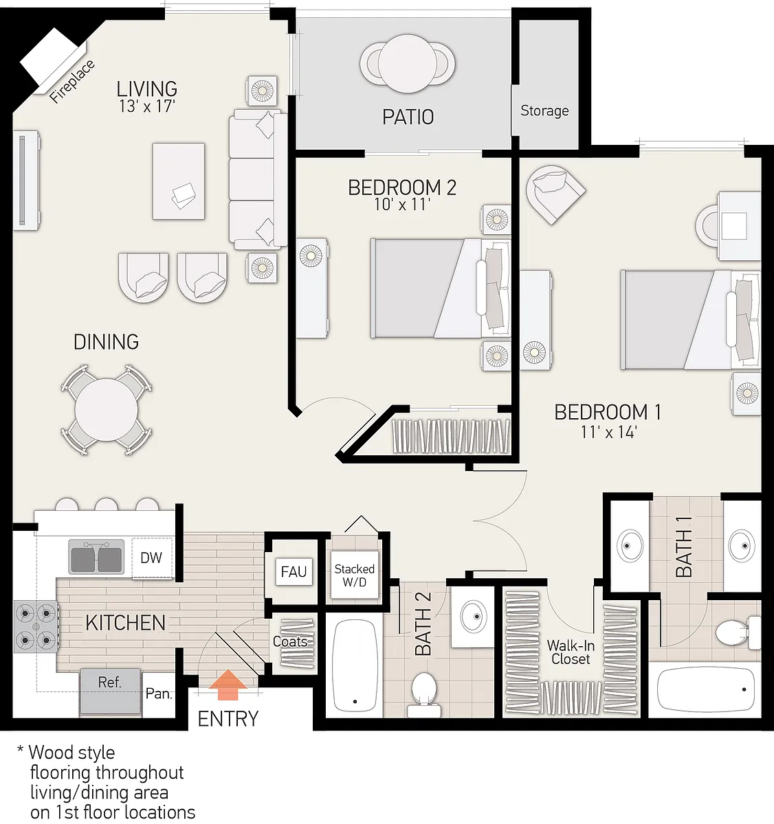 Floor plan Plan K