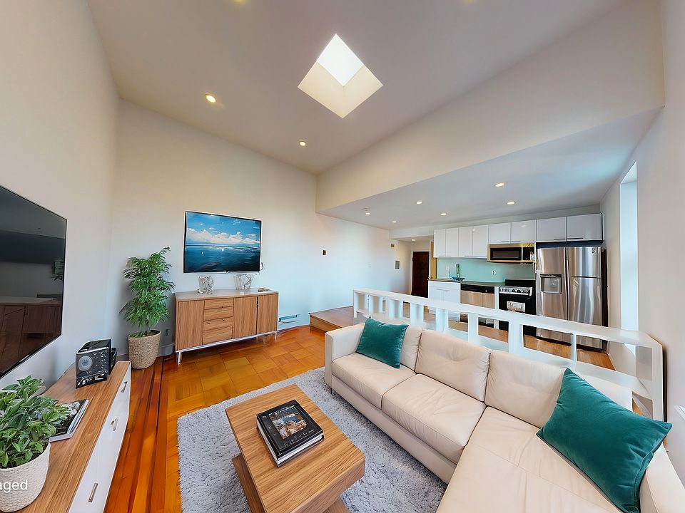 Virtually staged living room