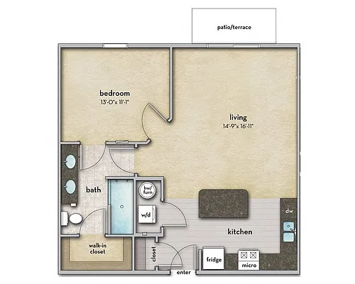 Floor plan Erie
