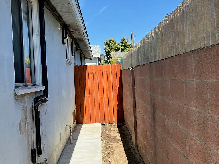 Back-yard/patio area