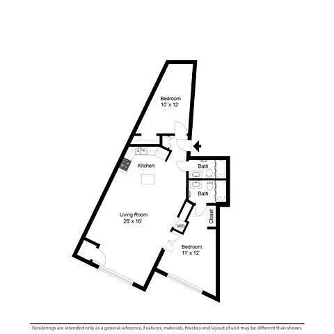Floor plan Suite Style D