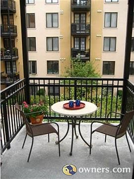 balcony looking over court yard