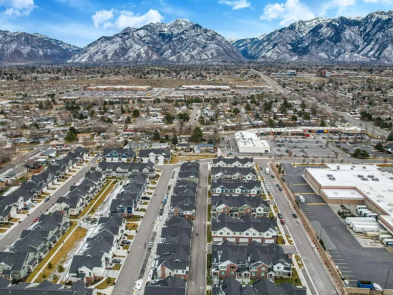 Aerial View looking East