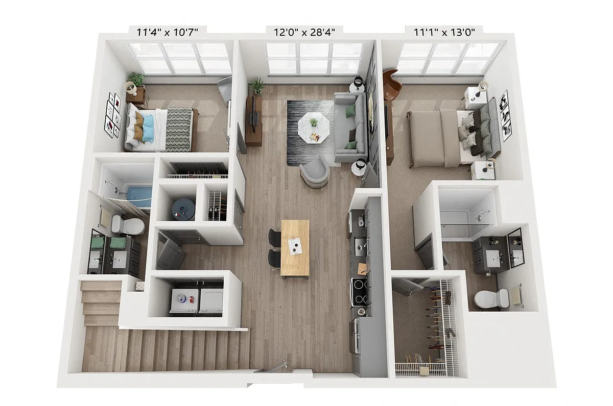 Floor plan Dickens (2.2D | F)
