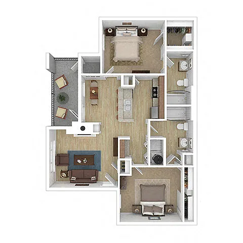 Floor plan B2A