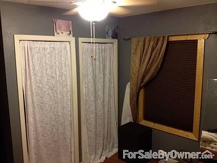 Master Bedroom
						:
						Double Closet, Room Darkening Shades custom made. New windows and trim.