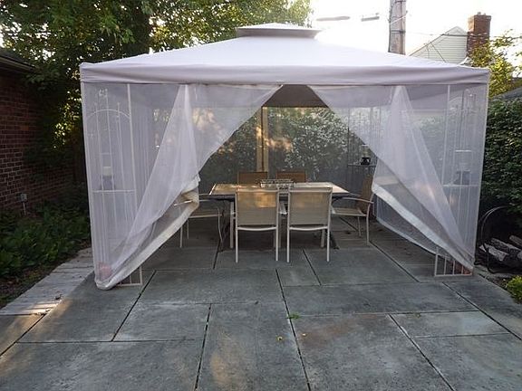 LARGE SLATE PATIO WITH PAVILLION