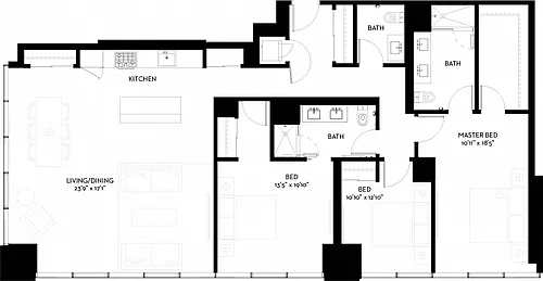 Floor plan 3S-E