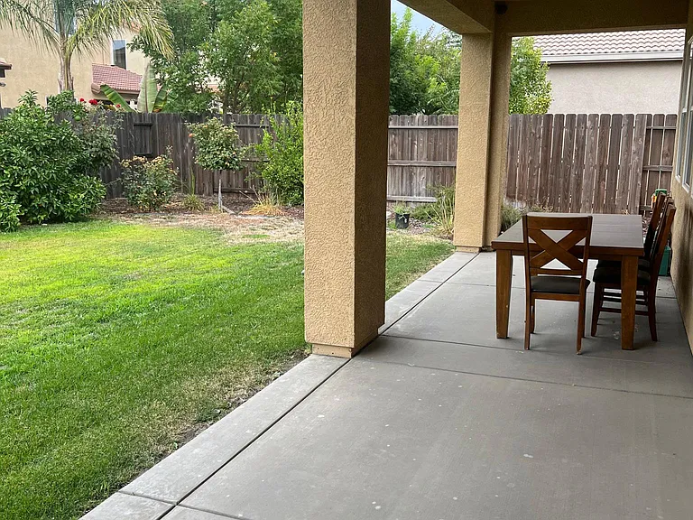 Covered patio