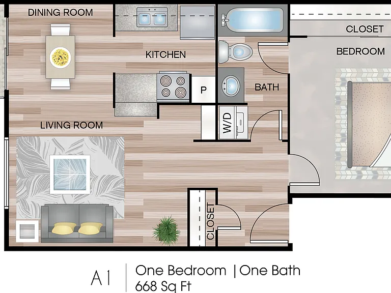 "A1" Floorplan