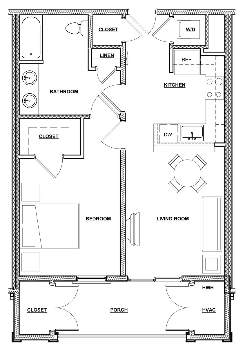 Floor plan Tahitian II