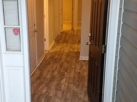 Looking in front door (bad lighting in picture)