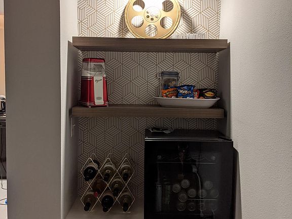 living room shelf nook