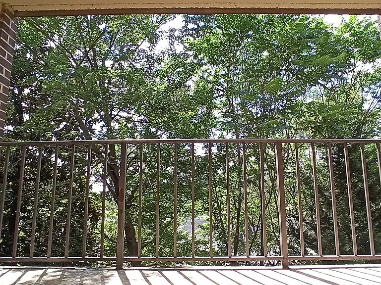 Balcony 12 ft x 6 ft with tool closet