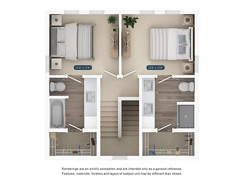 Floor plan Cottage B3