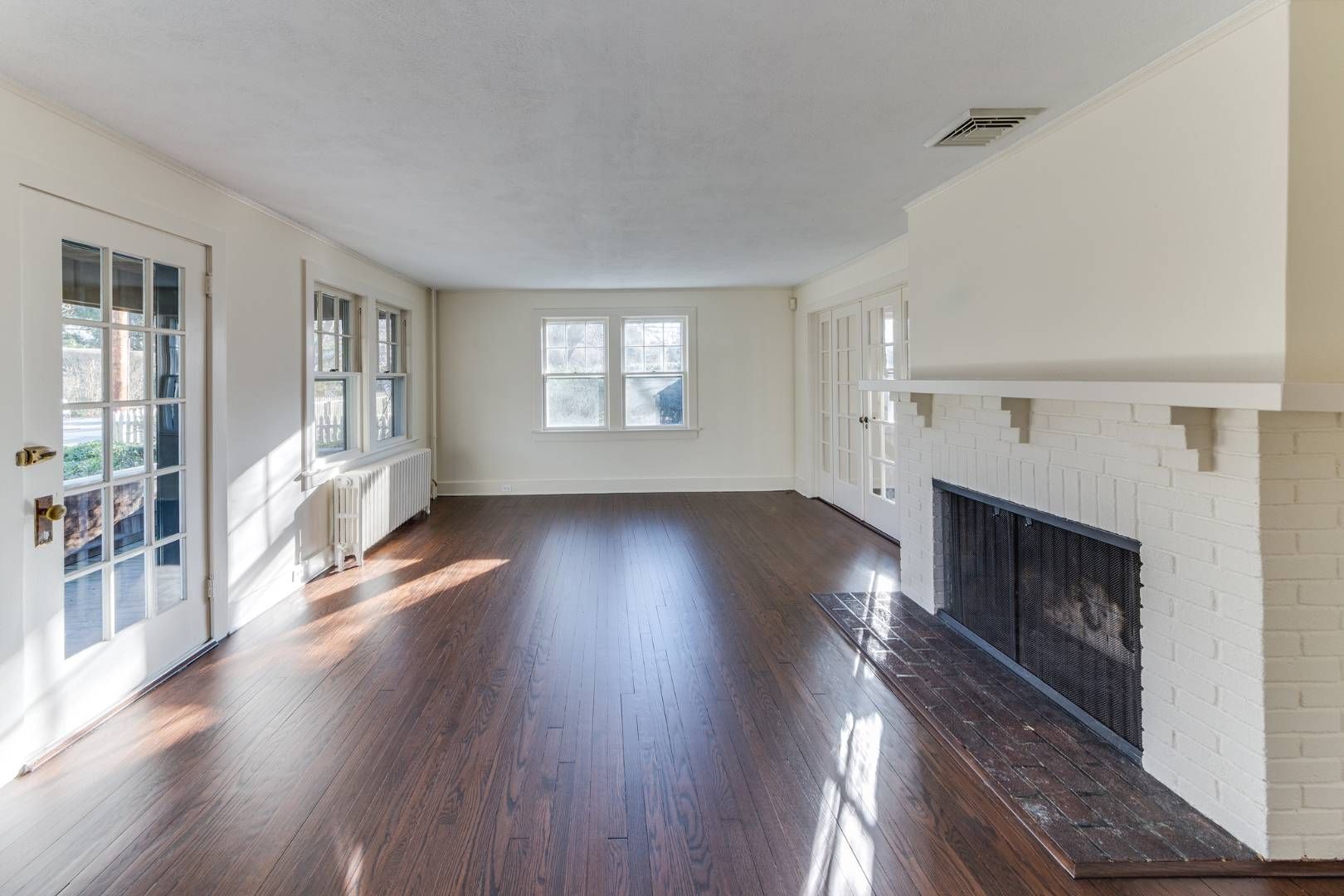  From Facing Living Room, Wood-Burning Fireplace