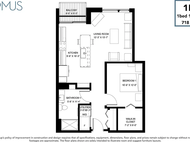 Explore the Domus 1E layout, featuring a spacious 1-bedroom haven with stylish living spaces. Explore the Domus 1E layout, featuring a spacious 1-bedroom haven with stylish living spaces.