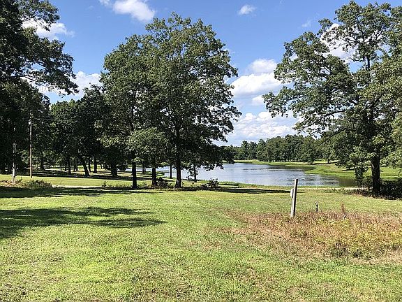 View of pond across road 